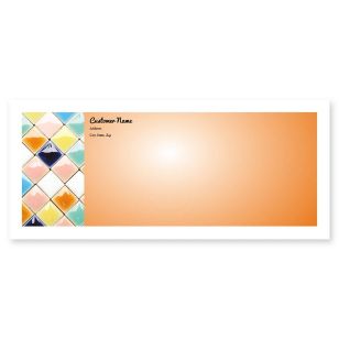 Lush Mosaic Envelope No. 10 - Orange Peel