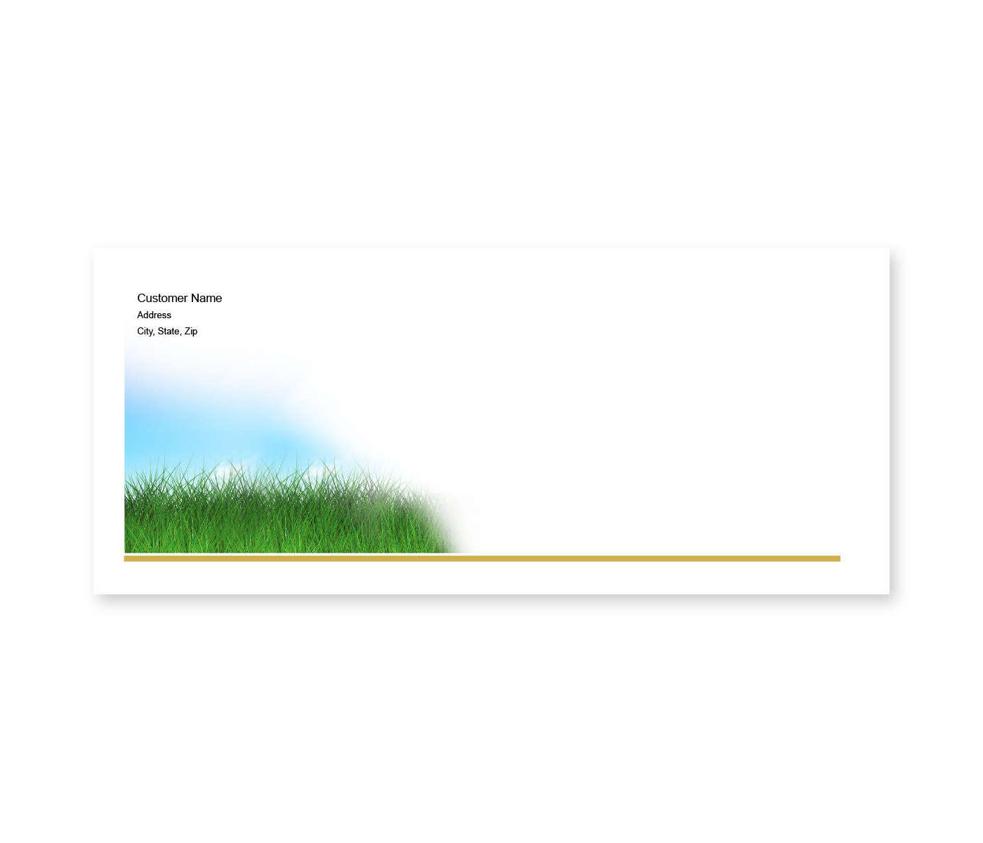 Grass Envelope No. 10