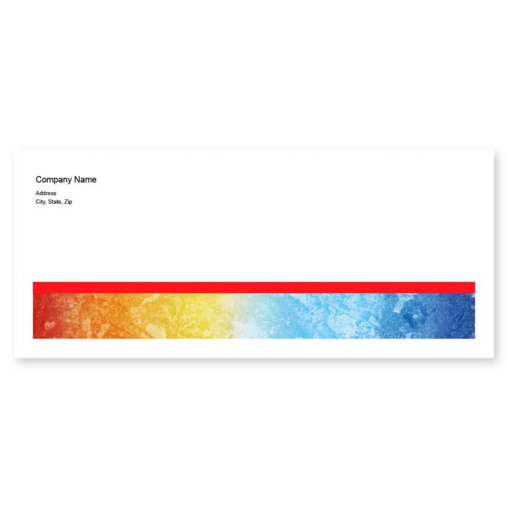 Cool Heat Envelope No. 10 - Pomegranate Red