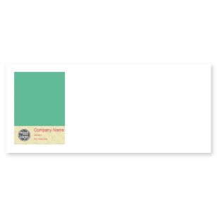 Forks-n-Knives Envelope No. 10 - De York Green