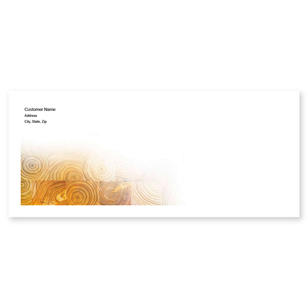 Tree Ring Envelope No. 10 - Orange Peel