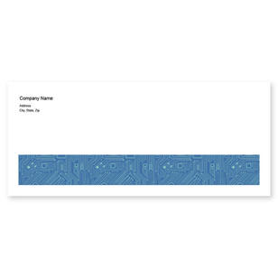 Circuit board Envelope No. 10 - Sky Blue