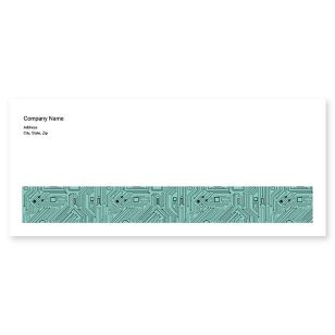 Circuit board Envelope No. 10 - Tropical Teal