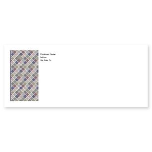 Arabesque tile Envelope No. 10 - Smoke Purple