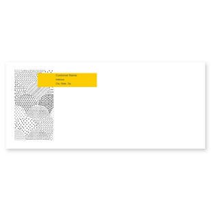 Dots in Dots Envelope No. 10 - Lemon Yellow