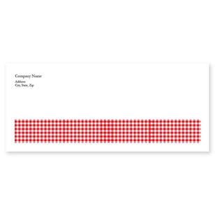 Checkerboard Envelope No. 10 - Tropical Teal