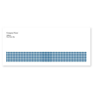 Checkerboard Envelope No. 10 - Sky Blue