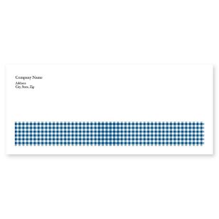 Checkerboard Envelope No. 10 - Blue, Sky