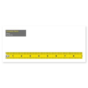 Tape Measure Envelope No. 10 - Dove Gray