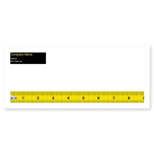 Tape Measure Envelope No. 10 - Black