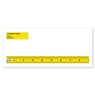 Tape Measure Envelope No. 10 - Yellow