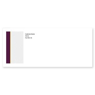 RIpples Envelope No. 10 - Eggplant