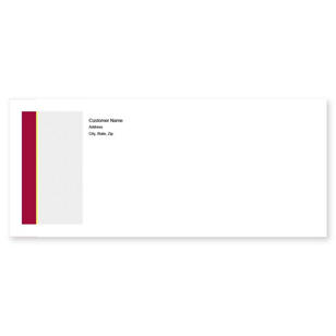 RIpples Envelope No. 10 - Merlot Red