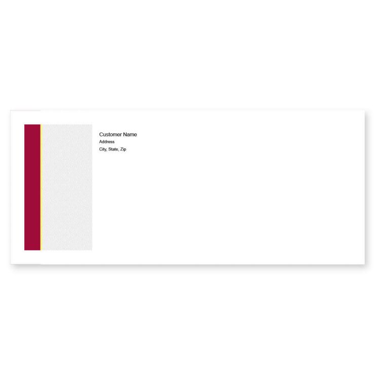 RIpples Envelope No. 10 - Merlot Red