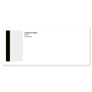 RIpples Envelope No. 10 - Black