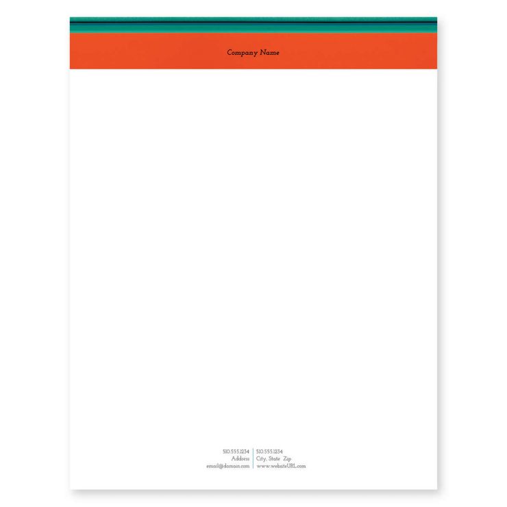 Colored Pencils Letterhead 8-1/2x11