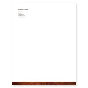 Fine Finish Letterhead 8-1/2x11 - Brown