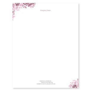 Pretty Posies Letterhead 8-1/2x11 - Hibiscus