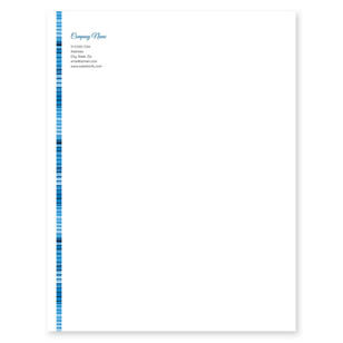 The Lineup Letterhead 8-1/2x11 - Sky Blue