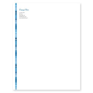 The Lineup Letterhead 8-1/2x11 - Blue, Sky