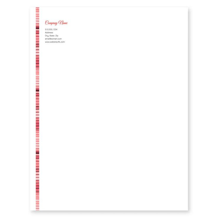 The Lineup Letterhead 8-1/2x11 - Apricot