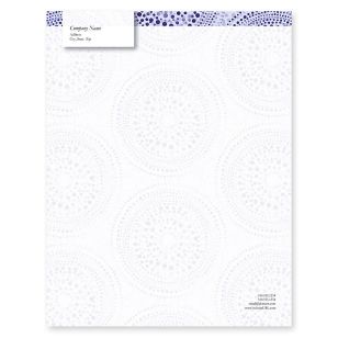 Mark the Spots Letterhead 8-1/2x11 - Smoke Purple