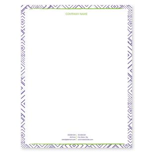 Amazing Squares Letterhead 8-1/2x11 - Violet