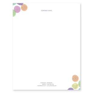 Blossom Bliss Letterhead 8-1/2x11 - Smoke Purple