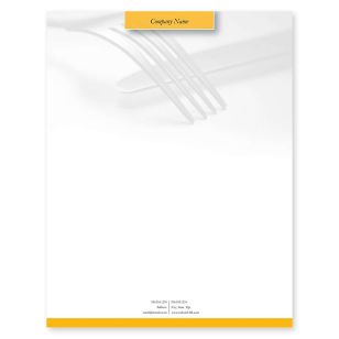 At Your Service Letterhead 8-1/2x11 - School Bus Yellow