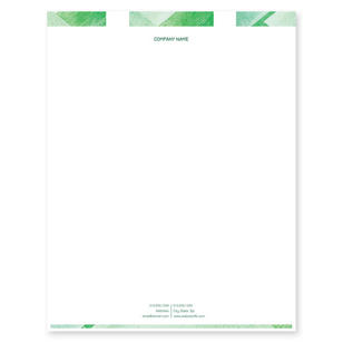 Abstract Blends Letterhead 8-1/2x11 - Kiwi Green