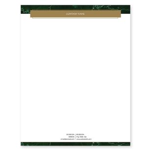 Strong & Steady Letterhead 8-1/2x11 - Verdun Green