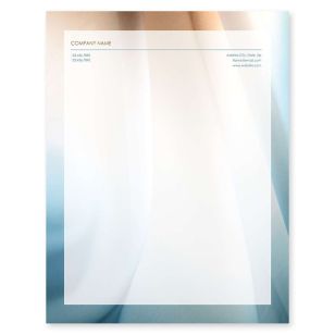 Material Flair Letterhead 8-1/2x11 - Blue, Sky