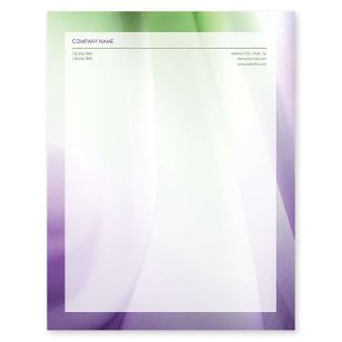 Material Flair Letterhead 8-1/2x11 - Affair Purple