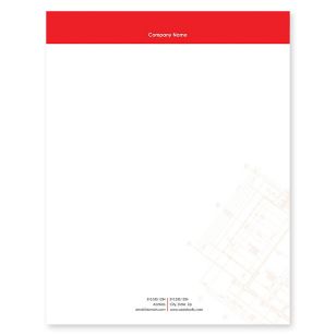 Project Plan Letterhead 8-1/2x11 - Red