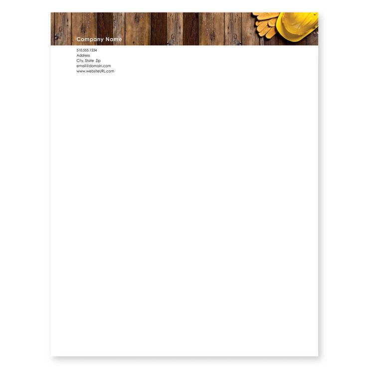On the Job Letterhead 8-1/2x11