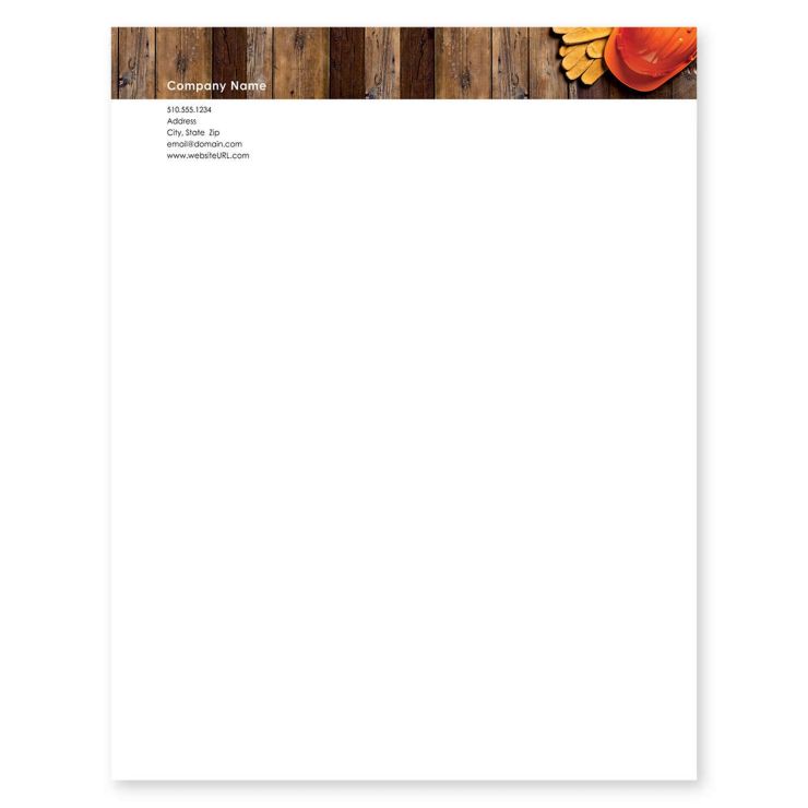 On the Job Letterhead 8-1/2x11