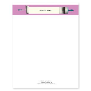 The Top Coat Letterhead 8-1/2x11 - Hibiscus