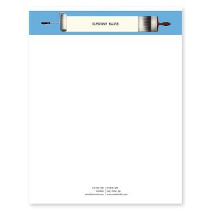 The Top Coat Letterhead 8-1/2x11 - Blue, Sky