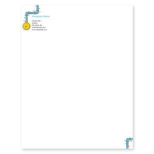 Pipe Dream Letterhead 8-1/2x11 - Blue, Sky