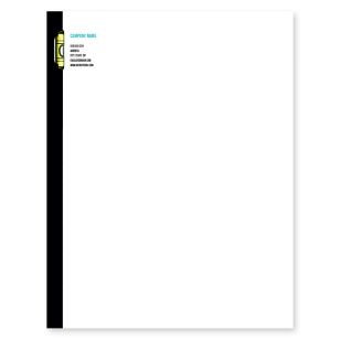 On The Level Letterhead 8-1/2x11 - Blue, Sky