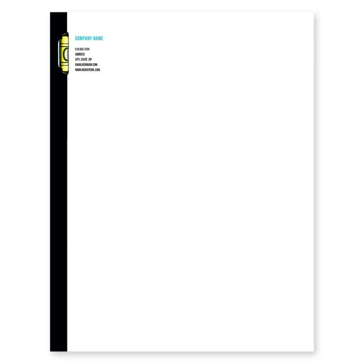 On The Level Letterhead 8-1/2x11