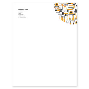 Tools of the Trade Letterhead 8-1/2x11 - School Bus Yellow