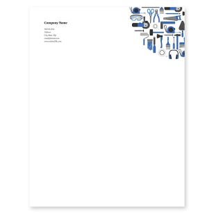 Tools of the Trade Letterhead 8-1/2x11 - Venice Blue