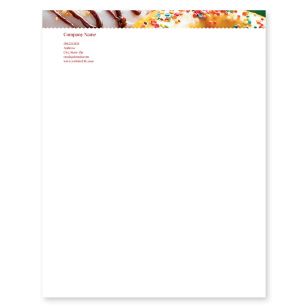 Pure Delish Letterhead 8-1/2x11 - Merlot Red