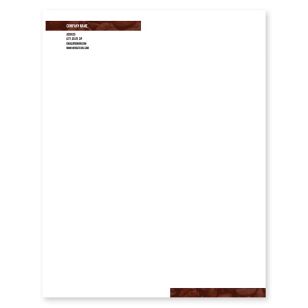 Fresh Beans Letterhead 8-1/2x11 - Brown