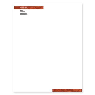 Fresh Beans Letterhead 8-1/2x11 - Wine