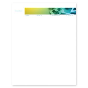 Blue Bravo Letterhead 8-1/2x11 - Pine Tree