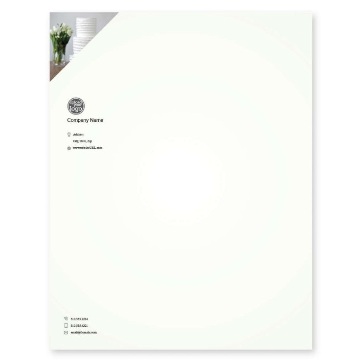 Chic Cake Letterhead 8-1/2x11 - Ginger