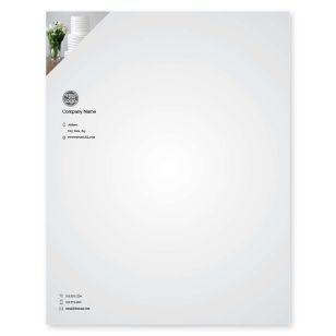 Chic Cake Letterhead 8-1/2x11 - Iron