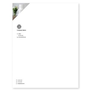 Chic Cake Letterhead 8-1/2x11 - White